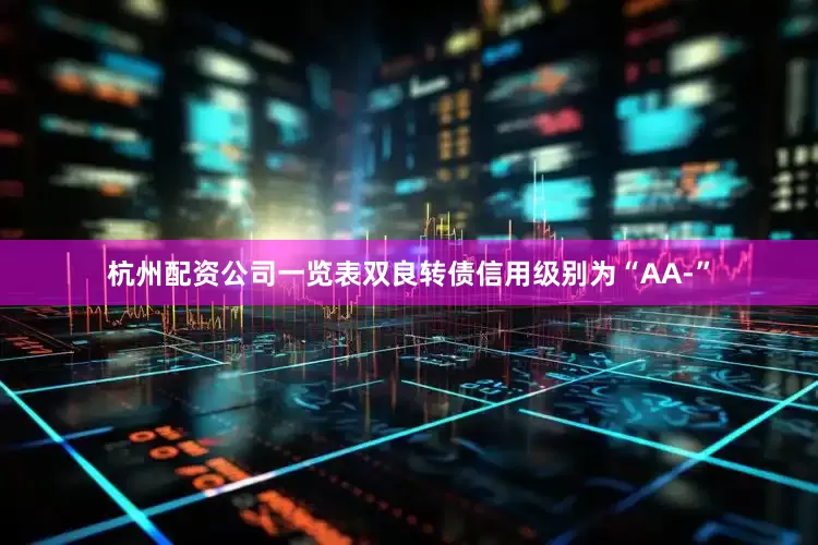 杭州配资公司一览表双良转债信用级别为“AA-”